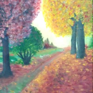 AUTUMN-Oil on Canvas