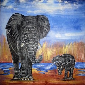 Marshy Elephants